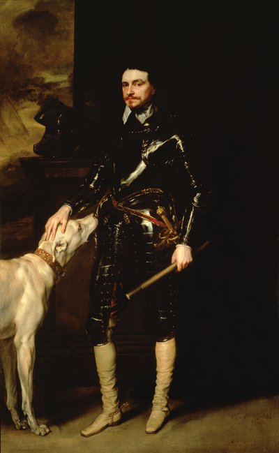 Thomas Wentworth, 1st Earl of Strafford (1593-1641) 1633-6 by Anthony van Dyck